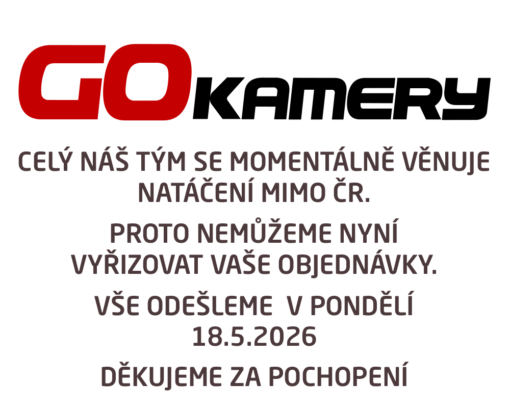 Dočasně nelze objednávat – GOKAMERY